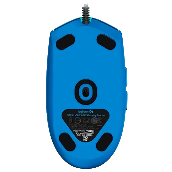 Игровая мышь Logitech G203 Lightsync Проводное Синий