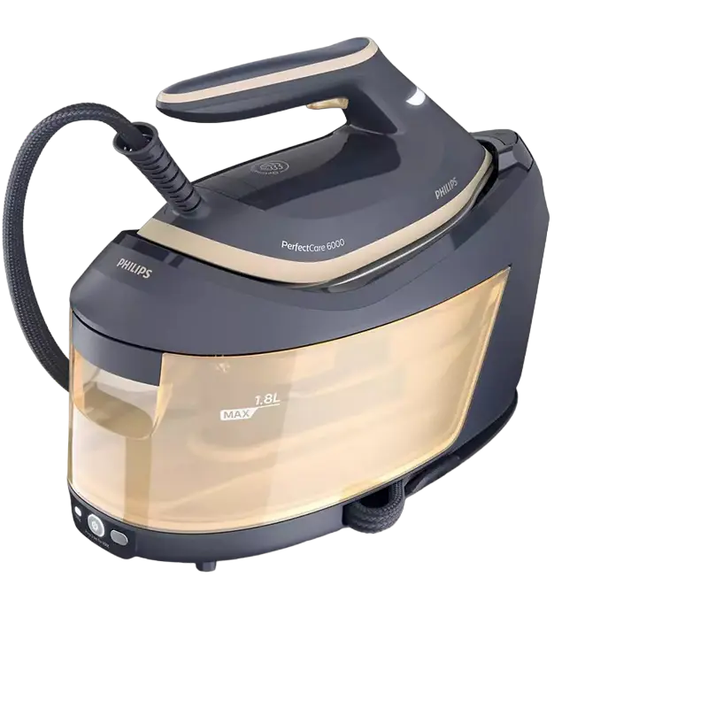 Утюг с парогенератором Philips PSG6066/20 Синий | Золотой