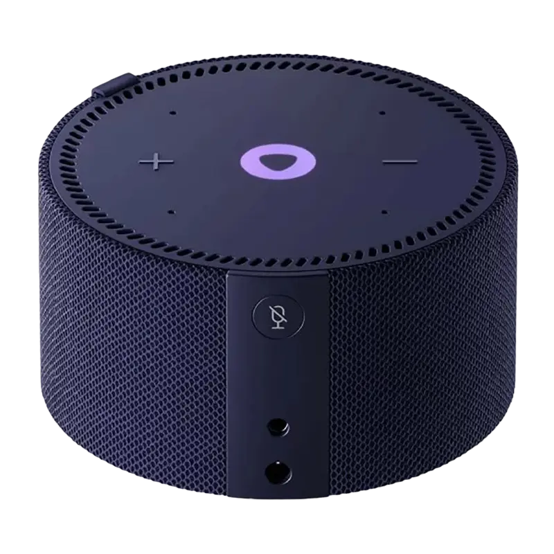 Умная колонка Yandex Station Mini with Clock Синий