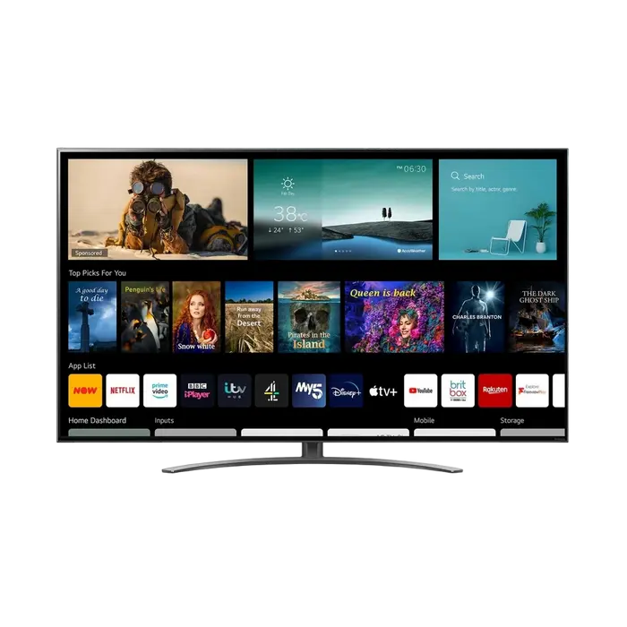 50" LED SMART Телевизор LG 50NANO866PA Черный