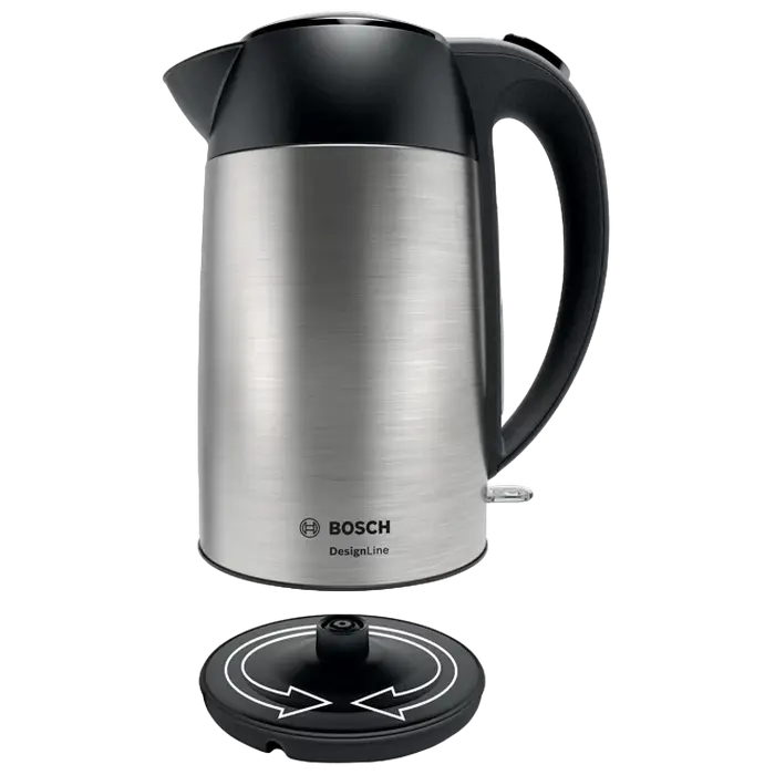 Электрочайник Bosch TWK3P420 Нержавеющая Сталь | Черный