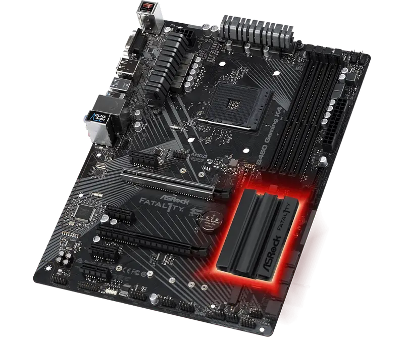 Материнская плата ASRock B450 GAMING K4 AM4 ATX