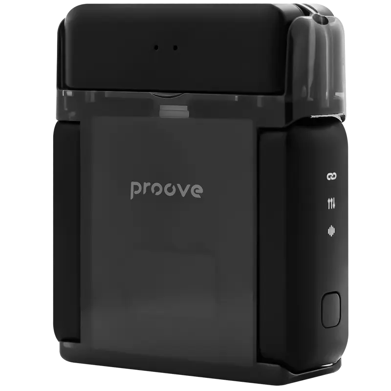 Портативный записывающий микрофон Proove Live Беспроводной Черный