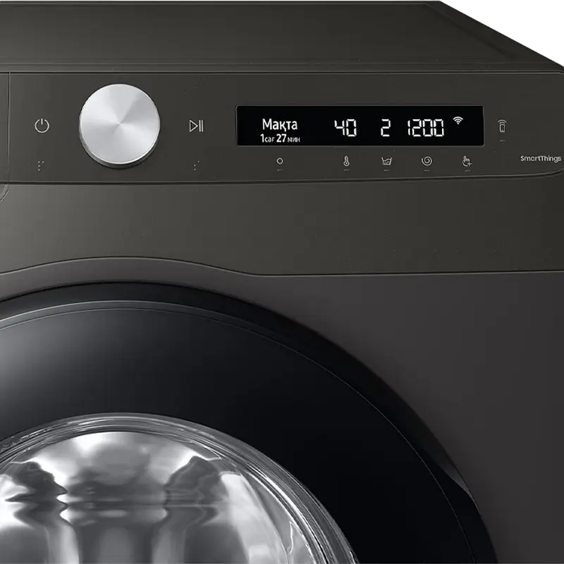 Стиральная машина Samsung WW80A6S24AN/LD Нержавеющая сталь