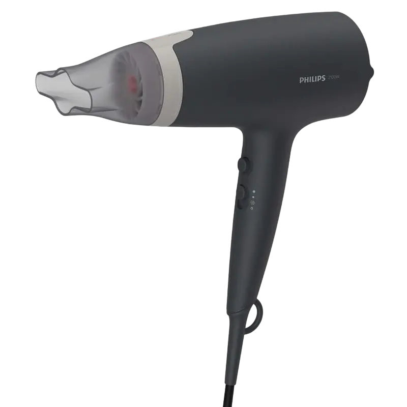Фен Philips 3000 Series Чёрный | Серый