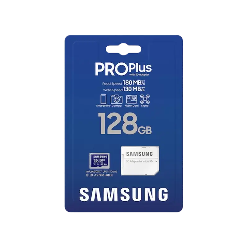 Карта памяти Samsung EVO Plus MicroSD 128ГБ