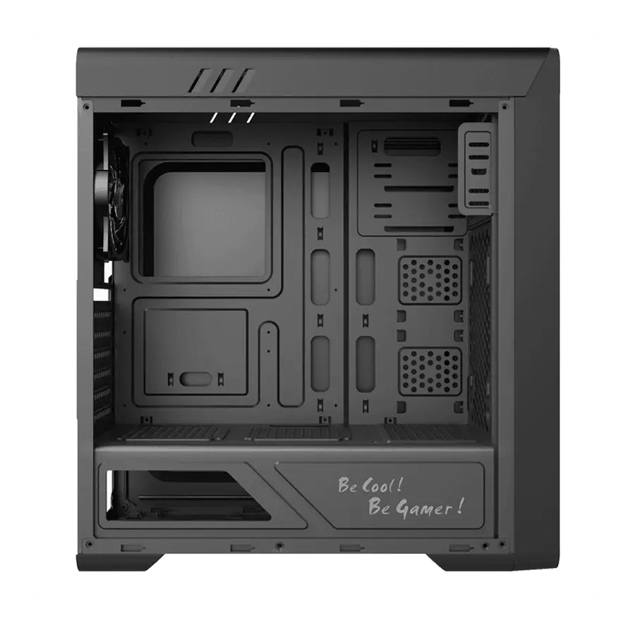 Carcasă PC Gamemax ROCKSTAR Midi-Tower Negru