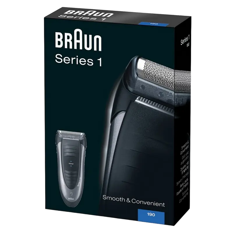 Aparat de ras electric Braun Series 1 190s Negru