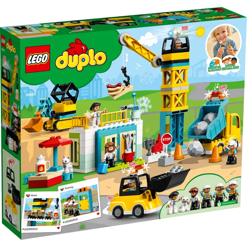 Конструктор LEGO Tower Crane & Construction Жёлтый