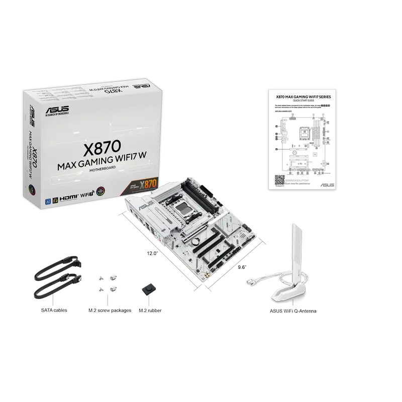 Материнская плата ASUS X870 MAX GAMING WIFI7 W AM5 ATX