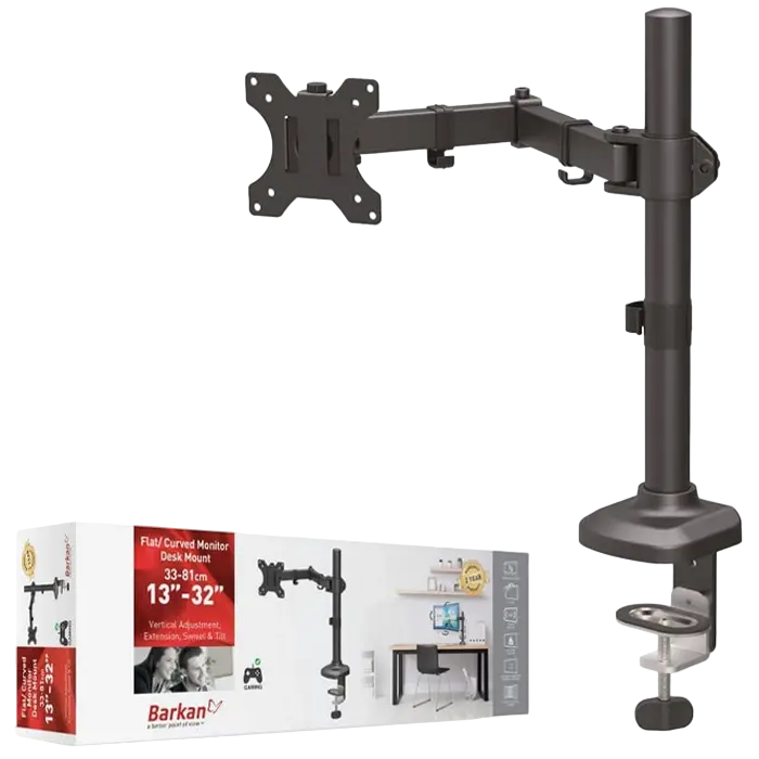 Настольный кронштейн для монитора BARKAN M121T Черный