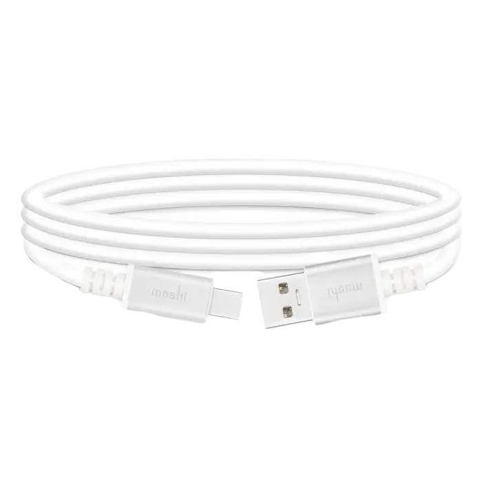 Cablu de încărcare Moshi USB-C to USB-A Charge Cable Alb