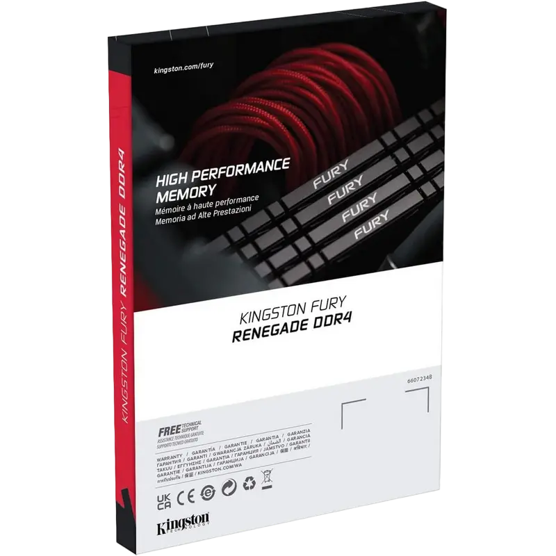 Оперативная память Kingston FURY Renegade FURY Renegade 8 ГБ Чёрный