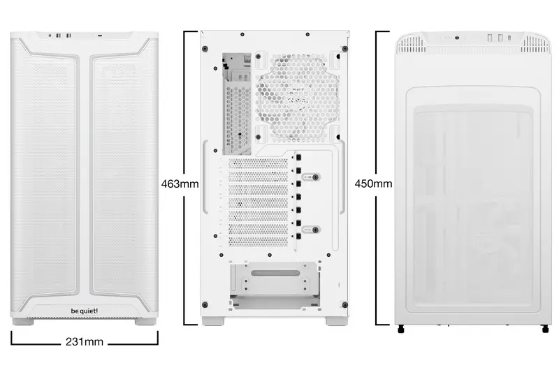 Компьютерный корпус be quiet! PURE BASE 501 DX Midi-Tower Белый