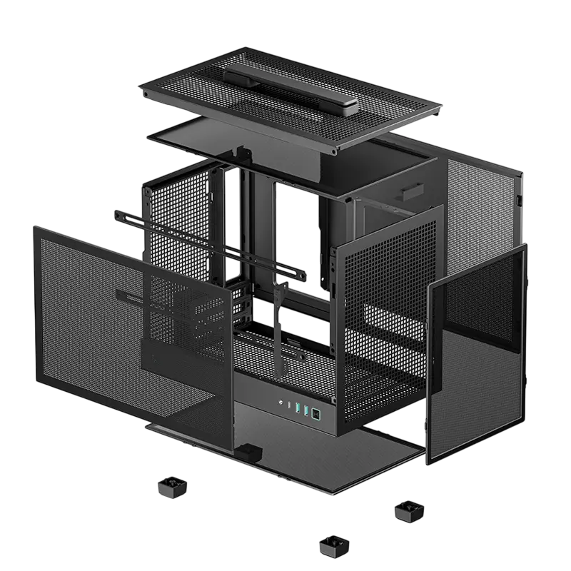 Компьютерный корпус Deepcool CH160 Mini-Tower Черный