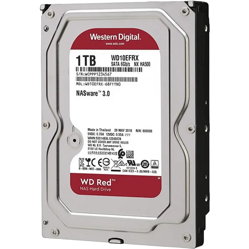 Жесткий диск Western Digital WD Red Plus WD Red Plus™ 1 ТБ