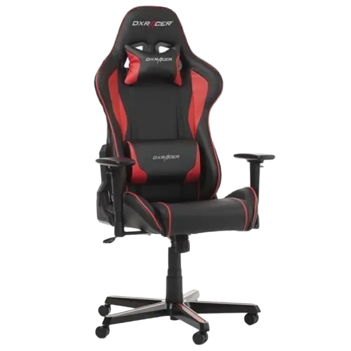Scaun Gaming DXRacer Formula GC-F08-NR PU Piele Negru/Rosu