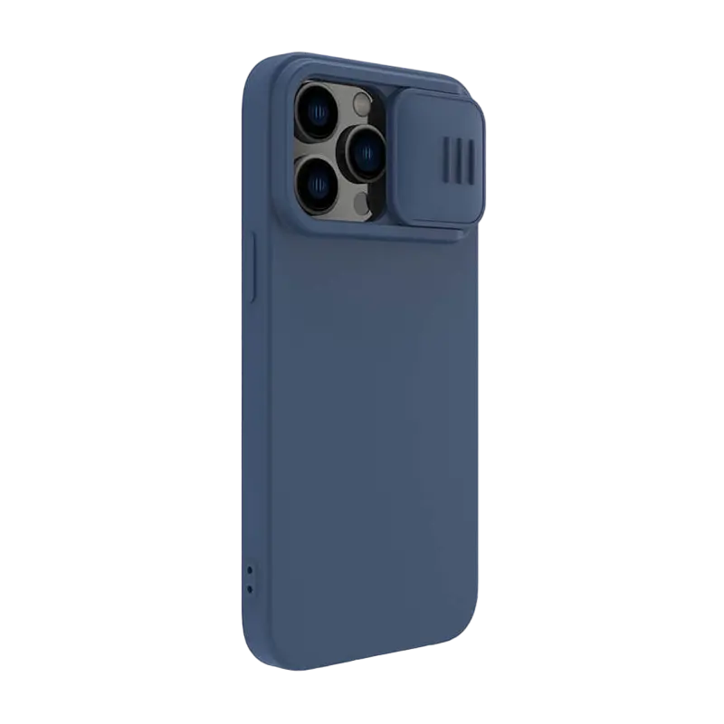 Чехол Nillkin Apple iPhone 14 Pro Max CamShield Silky Silicone Camshield Синий