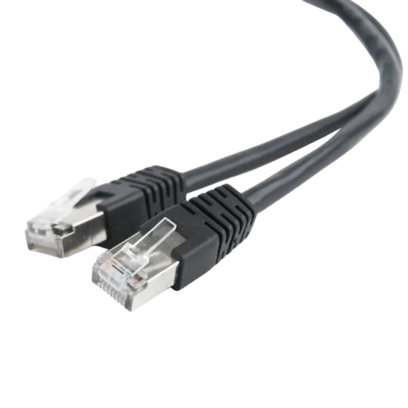 Patch cord Cablexpert PP22-0.5M/BK Negru