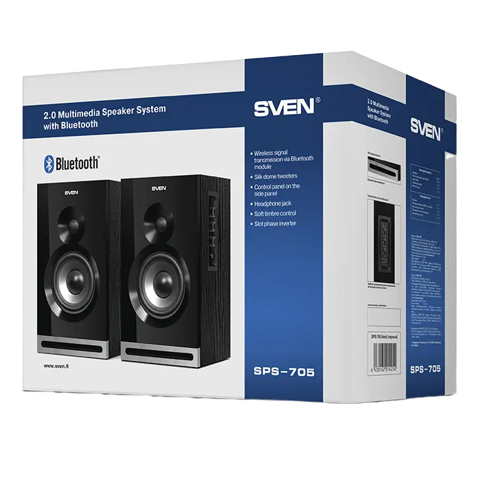 Компьютерные колонки SVEN SPS-705 Черный
