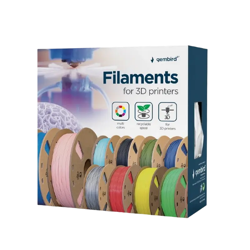 Нить для 3D-принтера Gembird 3DP-PETG1.75-01-Y Желтый