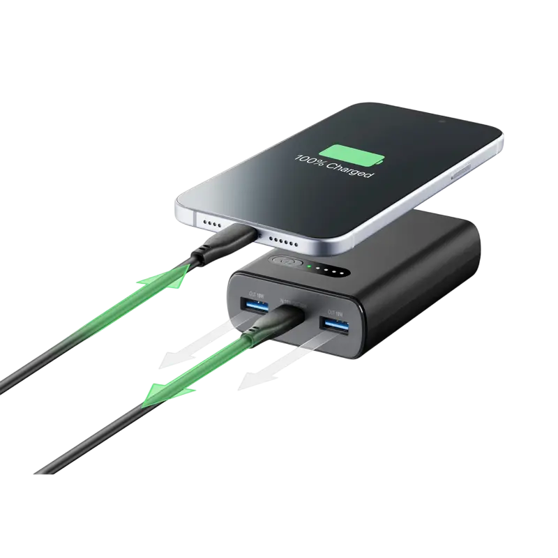 Портативное зарядное устройство Cellularline Fast PD Черный