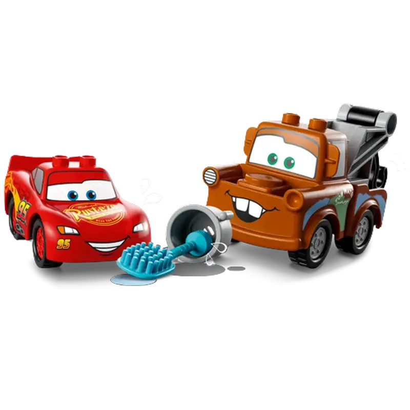 Конструктор LEGO Lightning McQueen & Mater's Car Wash Fun Разноцветный