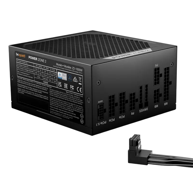Tip Блок питания для компьютеров be quiet! Power Zone 2 ATX Черный