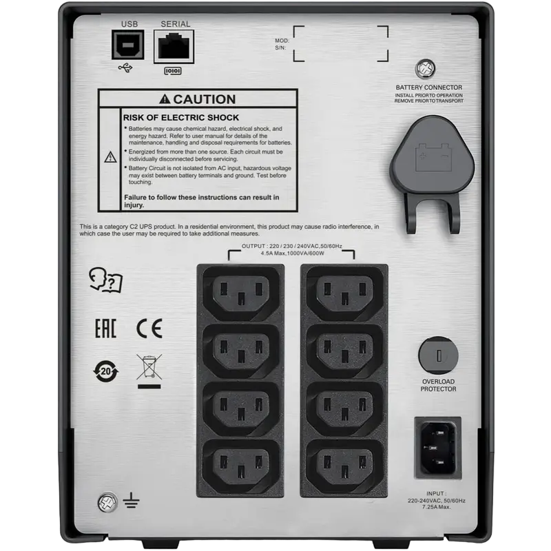 Sursă de alimentare neîntreruptibilă APC SMC1000I-RS Gri