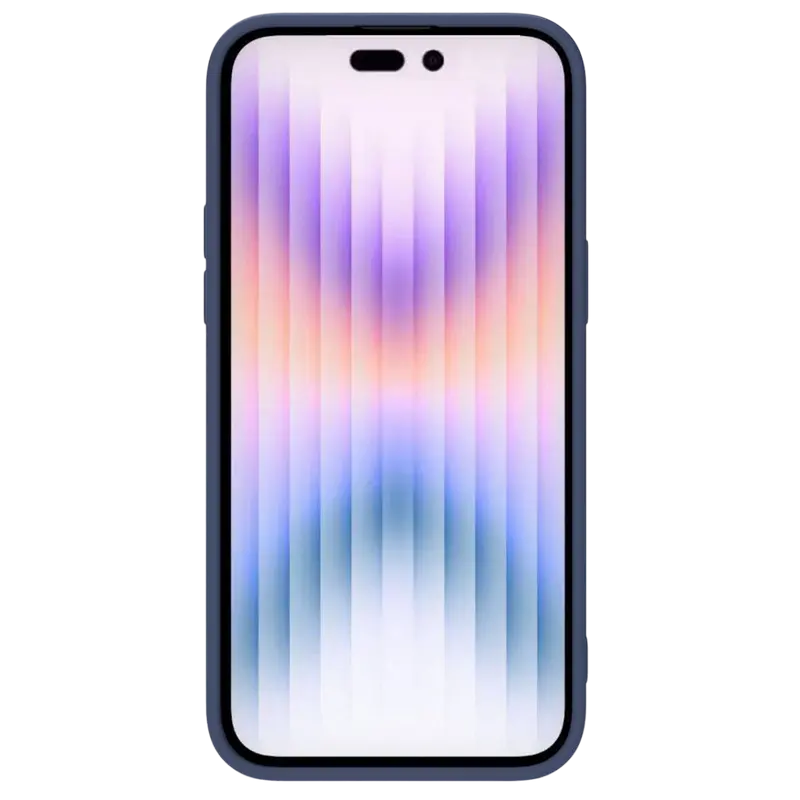 Чехол Nillkin Apple iPhone 15 Pro Max CamShield Silky Silicone CamShield Silky Темно-синий