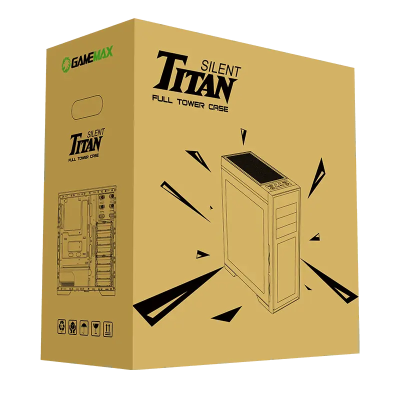 Компьютерный корпус Gamemax TITAN Silent Full-Tower Черный