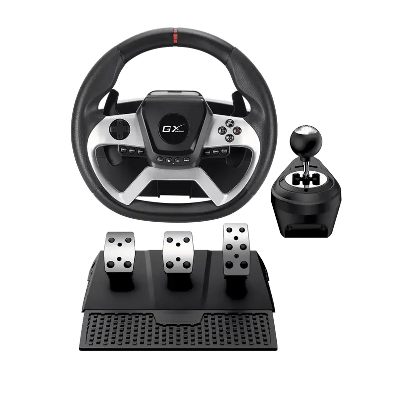 Игровой руль Genius SpeedMaster X5 FF Чёрный