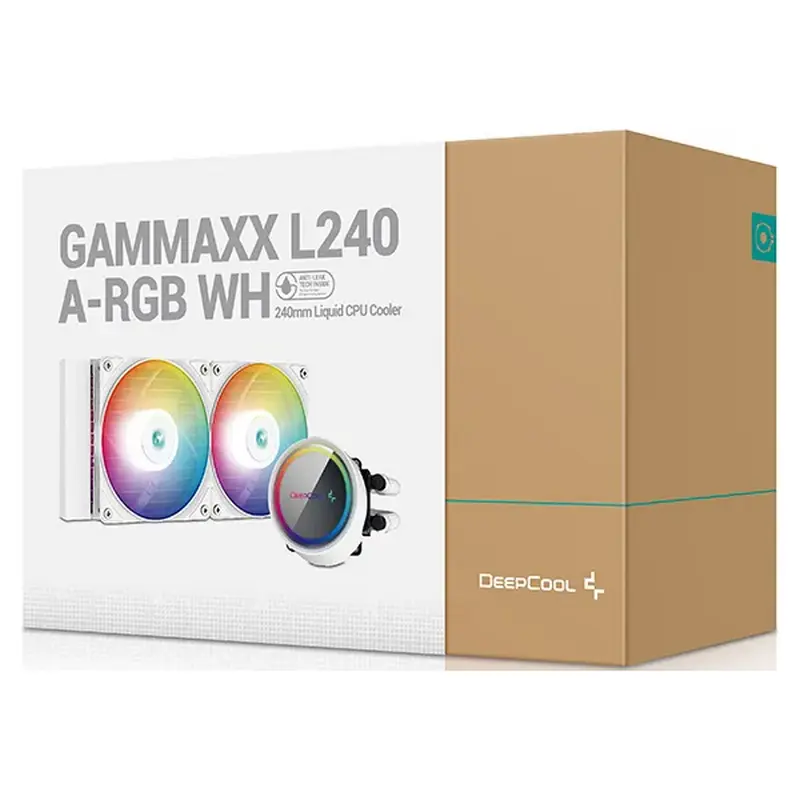 Кулер для процессора Deepcool GAMMAXX L240 A-RGB WH 120 мм
