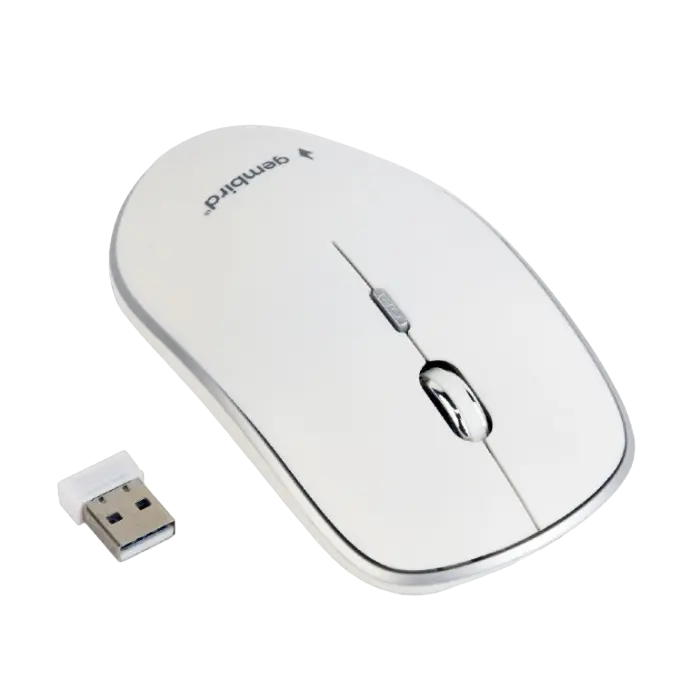 Беcпроводная мышь Gembird MUSW-4B-01-W Беспроводное Белый