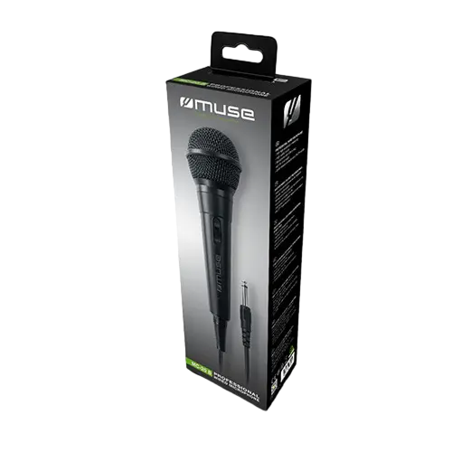 Караоке микрофон MUSE MC-20 B Проводной аналоговый Черный