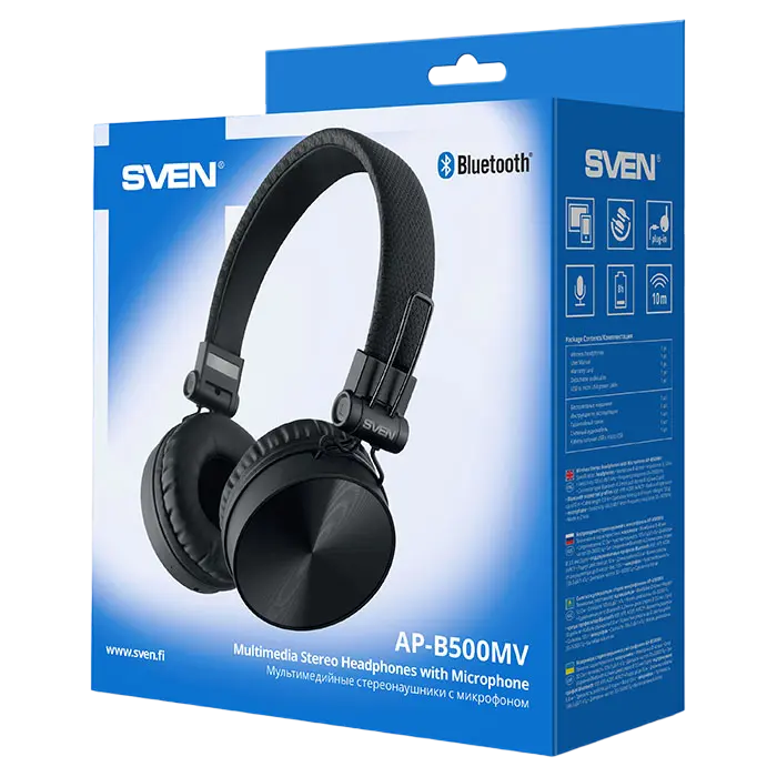 Наушники SVEN AP-B500MV Чёрный