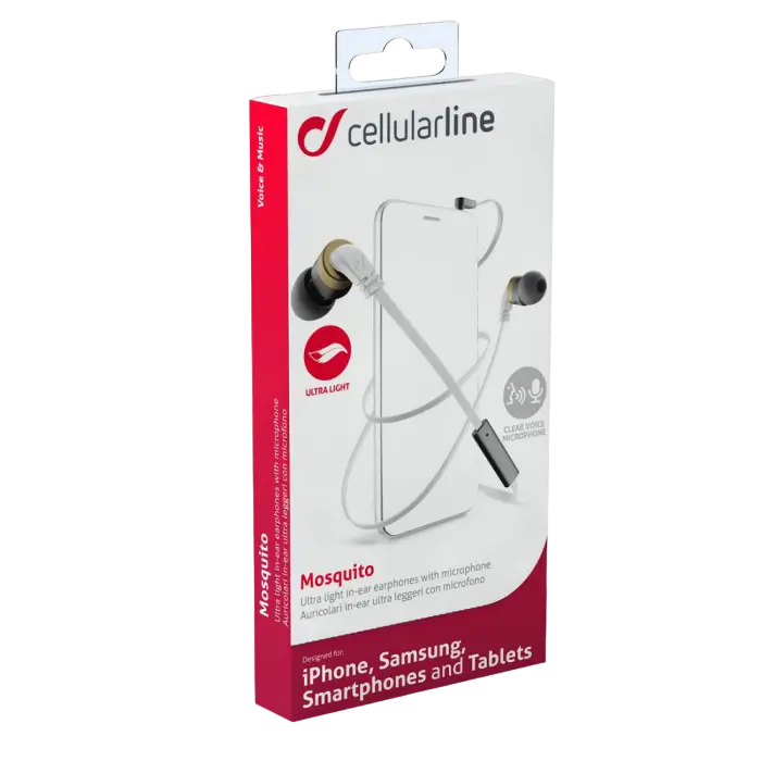 Наушники Cellularline Mosquito Белый