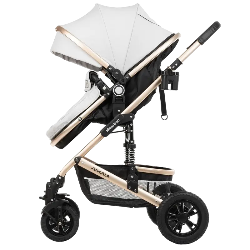 Коляска 3-в-1 Kikka Boo Amaia Серый