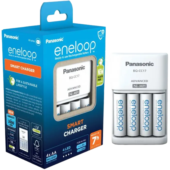 Зарядное устройство Panasonic Advanced K-KJ17MCD40E Белый