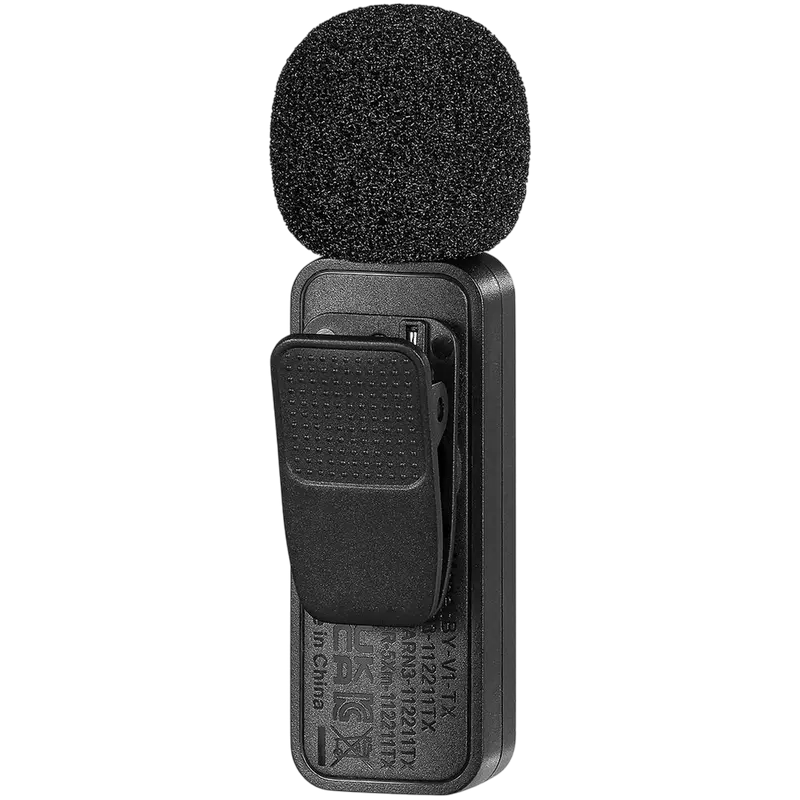 Портативный записывающий микрофон Boya BY-V10 Беспроводной Черный