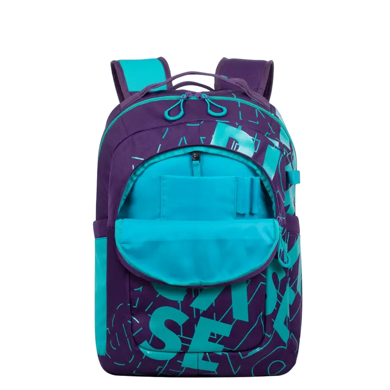 Повседневный рюкзак Rivacase Heide Фиолетовый/Аквамарин