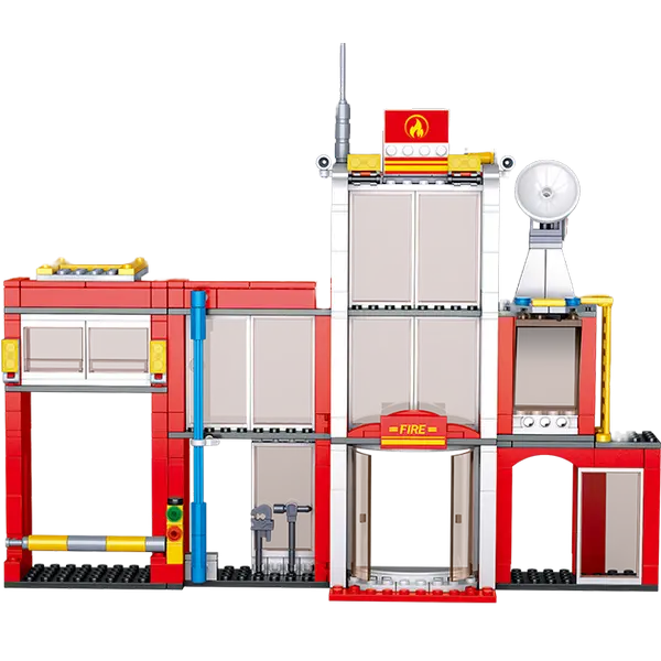 Конструктор Sluban Fire Station Разноцветный