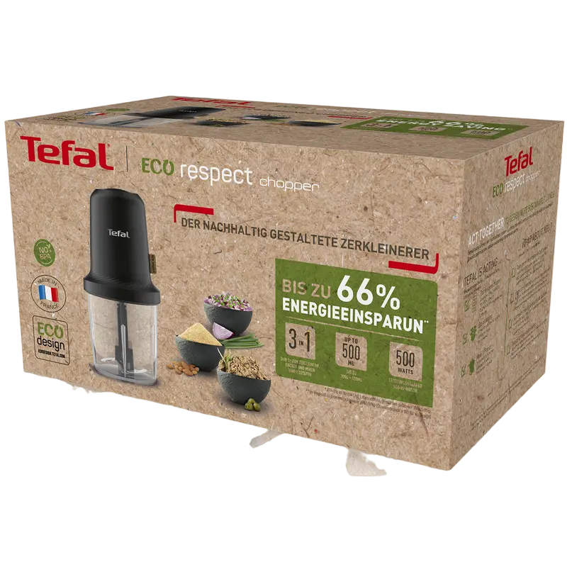 Стационарный блендер Tefal Eco Respect MQ80E838 Чёрный