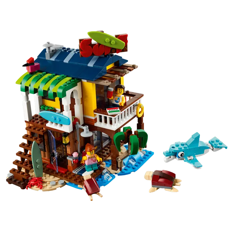 Конструктор LEGO Surfer Beach House Разноцветный
