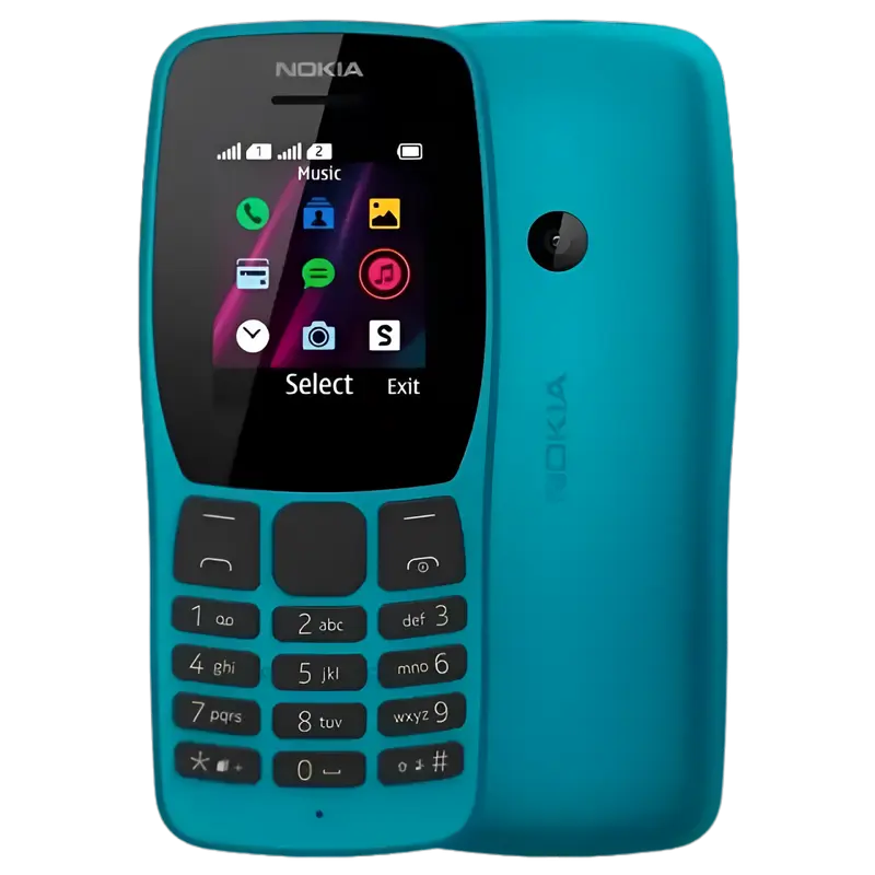 Мобильный телефон Кнопочный Nokia 110 Ocean Blue
