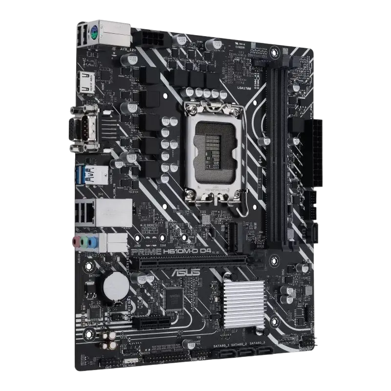 Материнская плата ASUS PRIME H610M-D D4 LGA1700 Micro-ATX