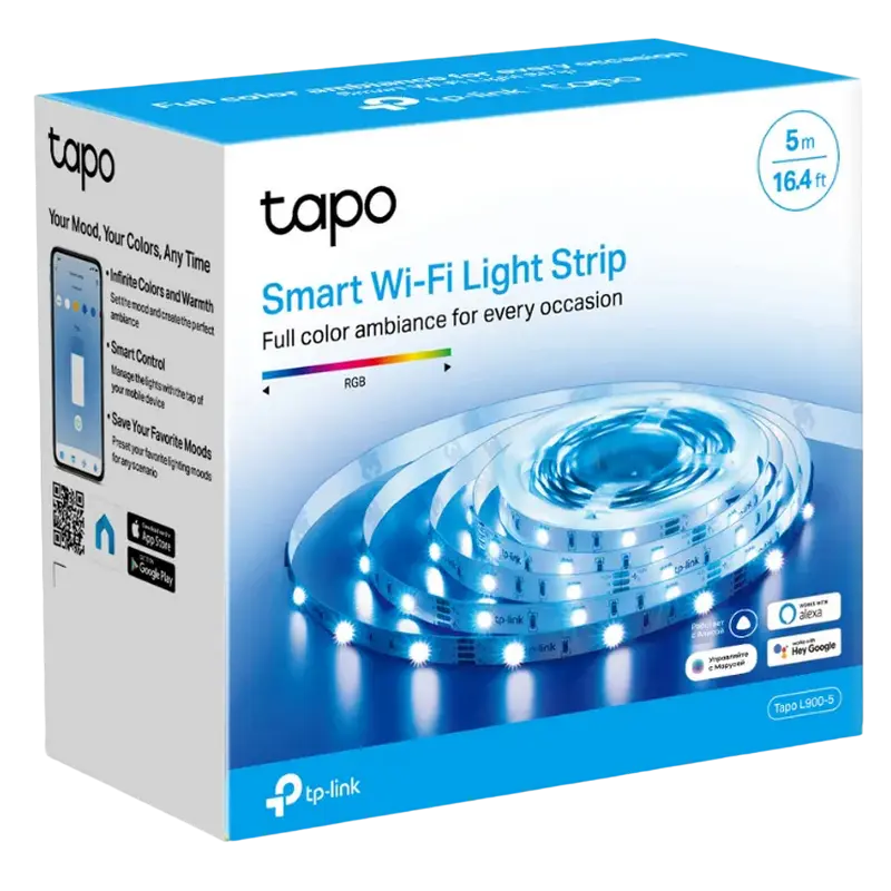 Светодиодная лента TP-LINK Tapo L900-5 Многоцветная