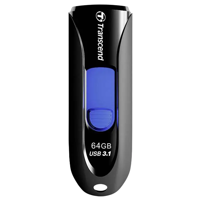 USB Flash накопитель Transcend JetFlash 790 64ГБ Чёрный