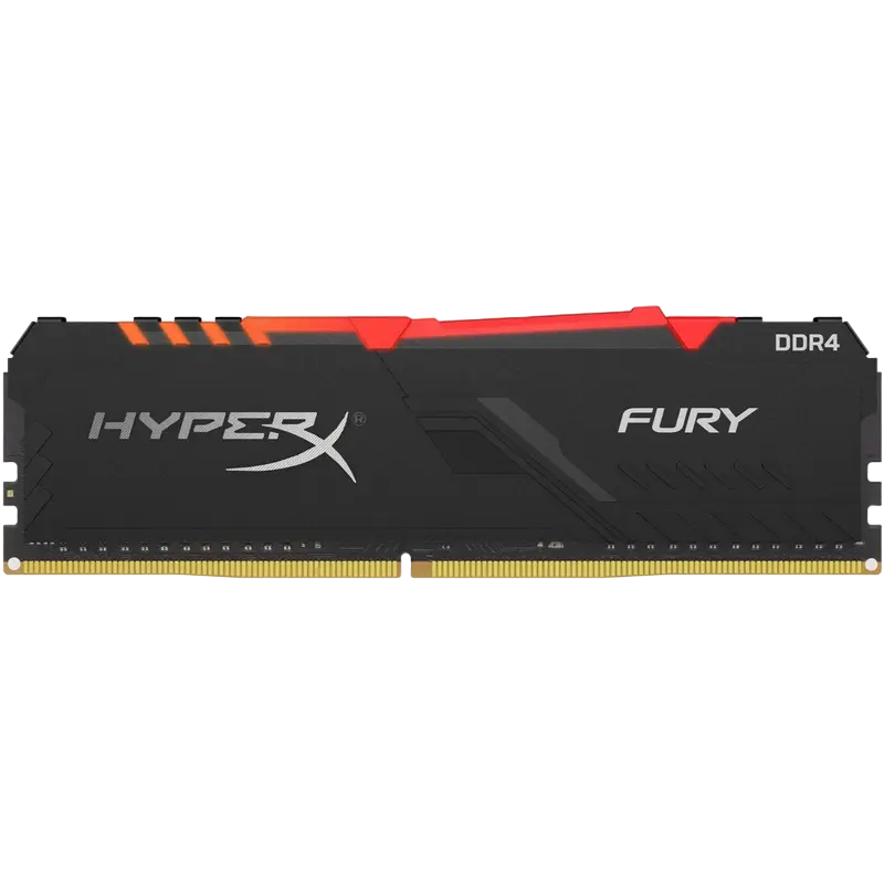 Оперативная память Kingston HyperX FURY RGB HyperX FURY 16 ГБ Чёрный