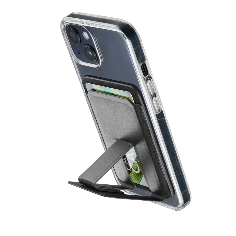 Подставка для смартфона Cellularline Pocket Stand Mag Черный